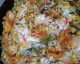 Foto del paso 10 de la receta: -Wok de: verduras, pollo y arroz-