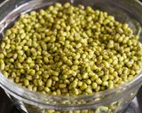 A picture of step 2 of Moong Dal Dokla / Green Gram Dokla.