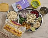 A picture of step 1 of Guilt free Instant Diet Bhel - No fried Ingredients.