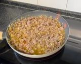 Foto del paso 5 de la receta Hojaldre de Navidad con carne y frutos secos