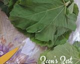 A picture of step 1 of Bottle Gourd Leaf Fritters.