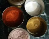 A picture of step 5 of Rainbow Color Salad.