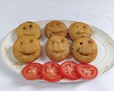 A picture of step 4 of Potato Smiles.