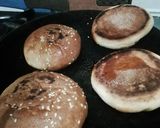 A picture of step 2 of Potato Poha Tikki Burger.