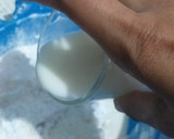Foto langkah ke 2 dari resep Mochi isi wafer tanpa tepung ketan.