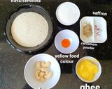 A picture of step 1 of Rava kesari /sheera/suji halwa/kesaribath.