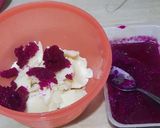Foto langkah ke 3 dari resep Es Krim Buah Naga Home made.