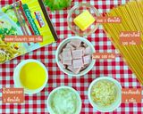 รูปขั้นตอนการทำที่ 1 ของ สปาเกตตี้ คาโบนาร่า 🍝