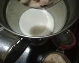 A picture of step 1 of Date and nuts shake.