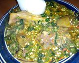 A picture of step 3 of Okora soup Vegetable.