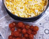 Foto del paso 7 de la receta Tarta salada de maíz con masa hecha en Monsieur Cuisine