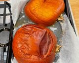 A picture of step 1 of Pumpkin and jalapeño croquetas.