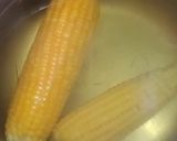 A picture of step 2 of Chili butter corn on the cob.