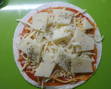 Foto del paso 3 de la receta: Pizza-fajitas de pavo y quesosss