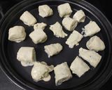 A picture of step 3 of Malai Soya Chaap.