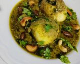A picture of step 6 of Hariyali Egg Curry.