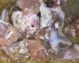 A picture of step 2 of Shahi achar gosht.