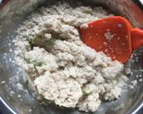 A picture of step 3 of Easy Pan-fried Daikon-mochi (White radish cake) with Oat Flour.