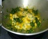 A picture of step 5 of Methi Chi Patal Bhaji.