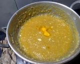 A picture of step 5 of Badam Halwa.
