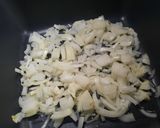 A picture of step 1 of Braised Beef with Pasta.
