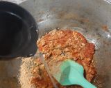 A picture of step 6 of Nepali style Aloo Dum with Chiwda /Poha/ Flattened rice.