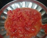 A picture of step 4 of Dal Palak.