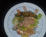 Foto del paso 5 de la receta: Ensalada de pasta con calabacín y naranja