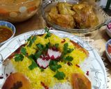 عکس مرحله 5 از دستور مرغ زعفرانی😍😋