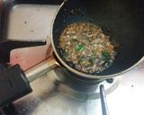 A picture of step 2 of Green plantain ka bharta.