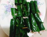 Hình bước làm 2 của món Chả lá lốt