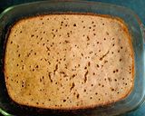 A picture of step 5 of Malva Pudding.
