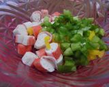 Foto del paso 4 de la receta: Ceviche con palitos de cangrejo (kanikama)