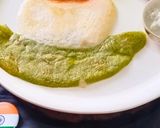 A picture of step 5 of Tri colour dosa.
