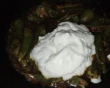 A picture of step 3 of Rajsthani Dahi Mirch.