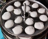 A picture of step 1 of Spicy masala button idlis with chutney.