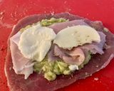 A picture of step 4 of Beef Roll-Ups with Avocado, Ham, and Cheese.