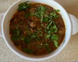 A picture of step 6 of Kathor undhiyu.