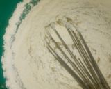 A picture of step 6 of Naked Moist Lemon-banana cake with chocolate chips.