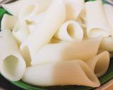 Foto del paso 1 de la receta: Pasta penne con vegetales salteados, uvas y almendras🍝