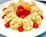 Une image de l'étape 3 de Salade de bâtonnets de crabe.