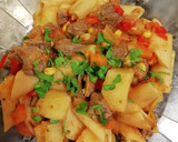 Foto del paso 5 de la receta: Guiso de carne con fideos