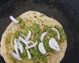 लेफ्ट ओवर रोटी रोल रेसिपी चरण 3 फोटो