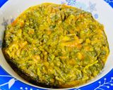 A picture of step 3 of Kulfa curry cooked with Walnuts.