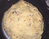 A picture of step 2 of Patheera with onion sauce.