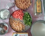 A picture of step 1 of Farfalle Pasta in Cheesy White Sauce.