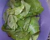 A picture of step 2 of Aaloo palak sev.