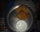 A picture of step 4 of Vegetable paratha.