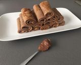 Une image de l'étape 5 de Crêpes à la pâte à tartiner.