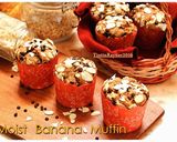 Foto langkah ke 5 dari resep Muffin Pisang Gula Palem lembut enak.